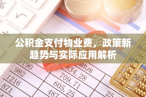 饶阳公积金支付物业费，政策新趋势与实际应用解析