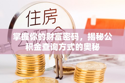饶阳掌握你的财富密码，揭秘公积金查询方式的奥秘