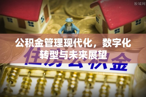 饶阳公积金管理现代化，数字化转型与未来展望