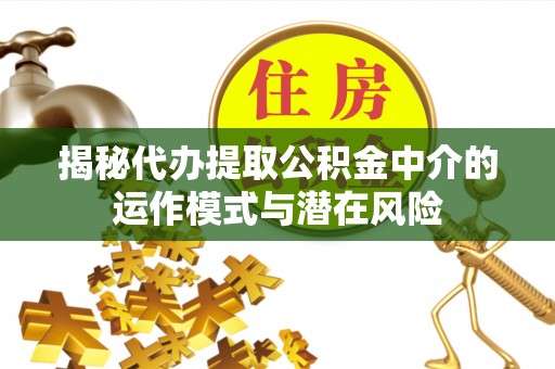 饶阳揭秘代办提取公积金中介的运作模式与潜在风险