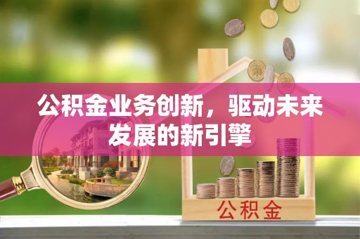 饶阳公积金业务创新，驱动未来发展的新引擎