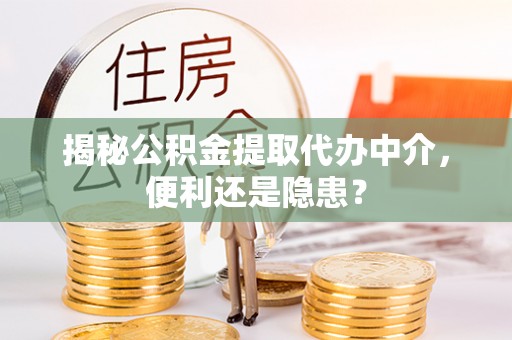 饶阳揭秘公积金提取代办中介，便利还是隐患？