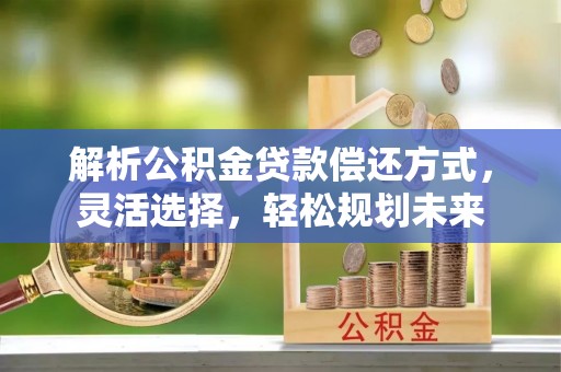 饶阳解析公积金贷款偿还方式，灵活选择，轻松规划未来