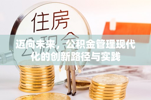 饶阳迈向未来，公积金管理现代化的创新路径与实践