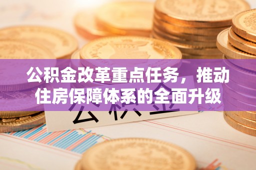 饶阳公积金改革重点任务，推动住房保障体系的全面升级