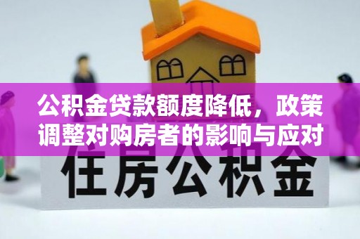 饶阳公积金贷款额度降低，政策调整对购房者的影响与应对策略