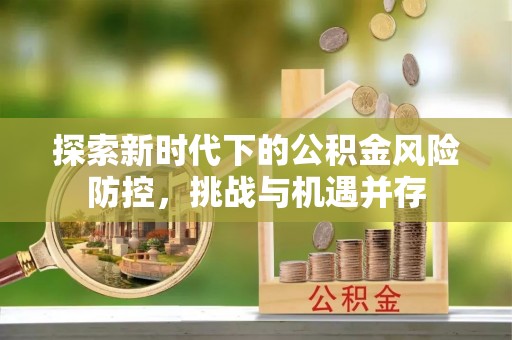 饶阳探索新时代下的公积金风险防控，挑战与机遇并存