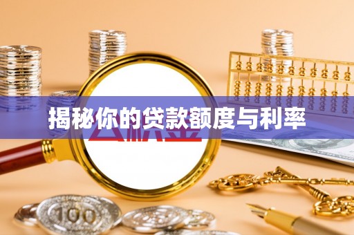 饶阳揭秘你的贷款额度与利率