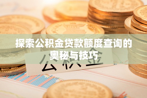 饶阳探索公积金贷款额度查询的奥秘与技巧