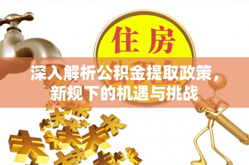 饶阳深入解析公积金提取政策，新规下的机遇与挑战