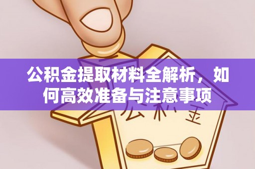 饶阳公积金提取材料全解析，如何高效准备与注意事项