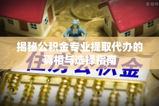 饶阳揭秘公积金专业提取代办的真相与选择指南