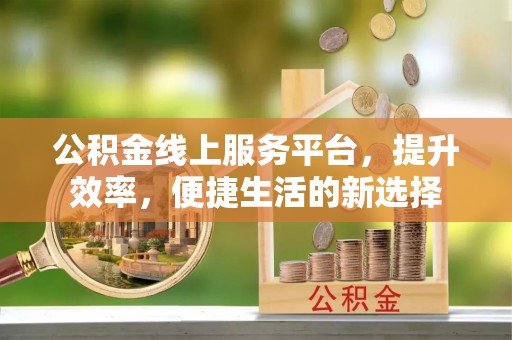 饶阳公积金线上服务平台，提升效率，便捷生活的新选择