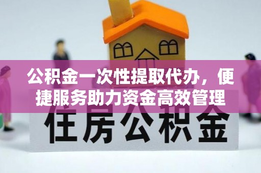 饶阳公积金一次性提取代办，便捷服务助力资金高效管理