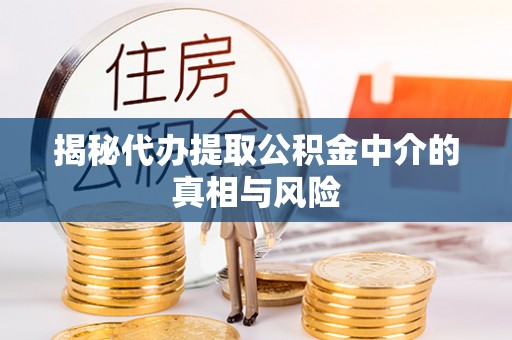 饶阳揭秘代办提取公积金中介的真相与风险