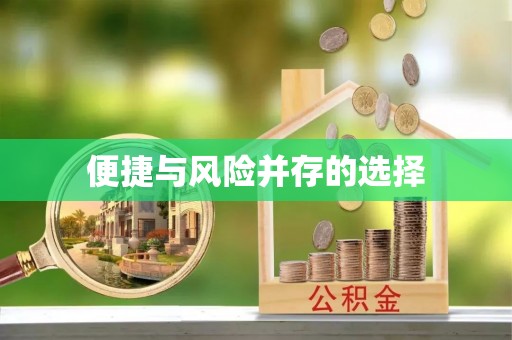 饶阳便捷与风险并存的选择